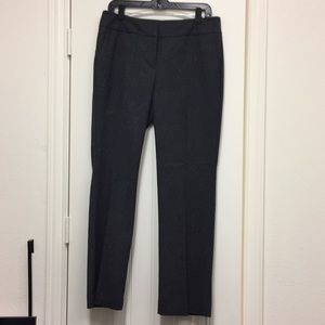 Ann Taylor Factory 8P curvy tweed charcoal pants